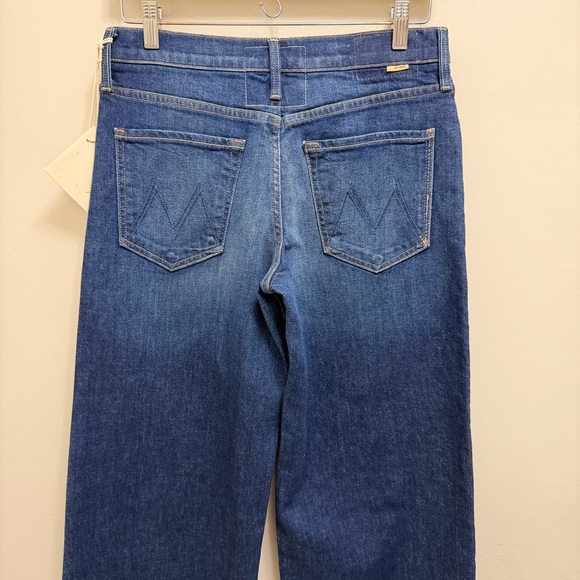 NWT Mother Superior The Down Low Spinner Heel Wide Leg Denim Jean Size 26 - Picture 5 of 9